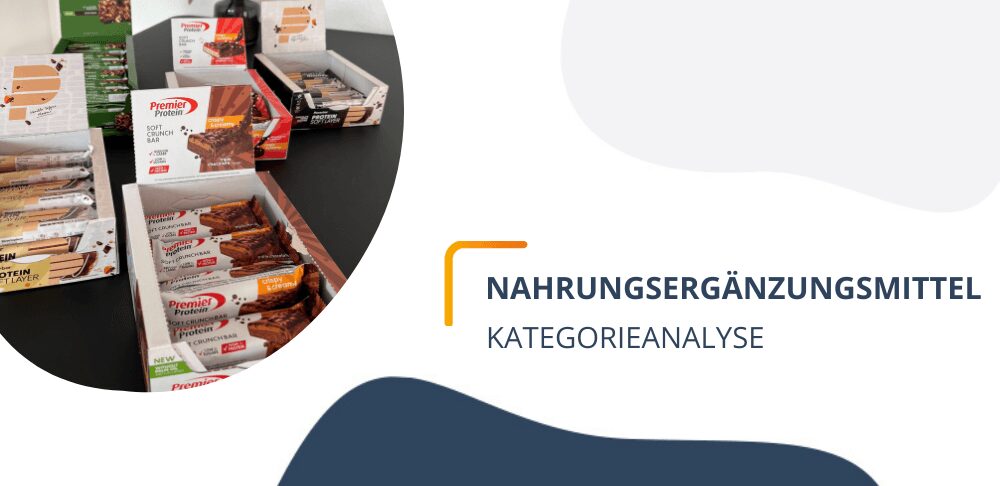 Kategorie Analysen von Nahrungsergänzungsmitteln auf Amazon 