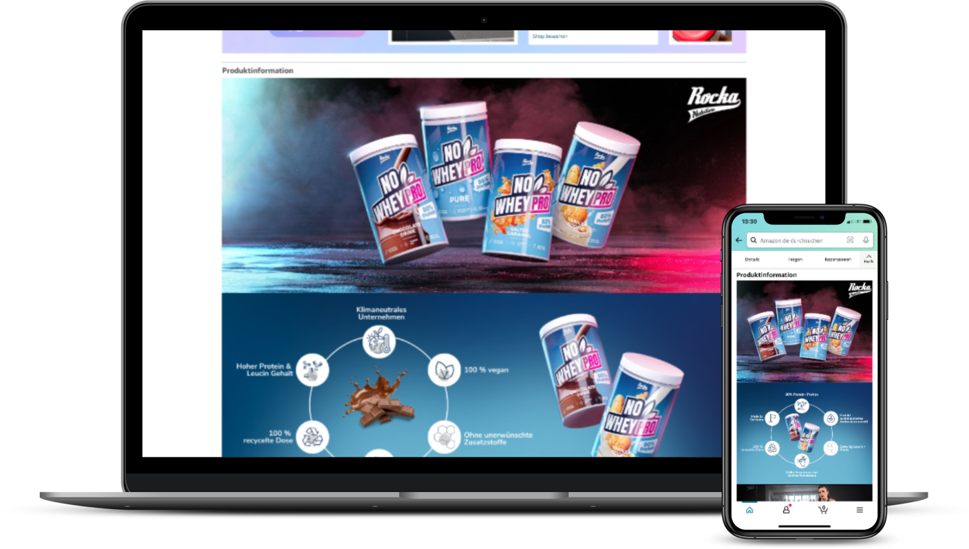 Premium A+ Content Desktop vs. Mobil